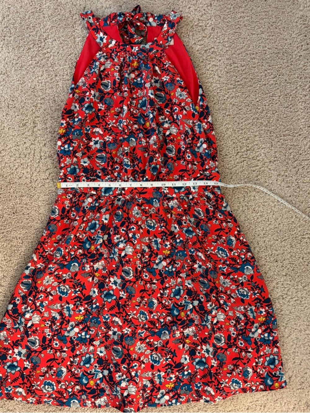 LOFT floral halter dress - Picture 5 of 10